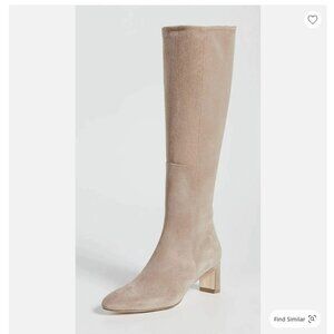 Aeyde Stone Suede Knee High Boots, NWT 39